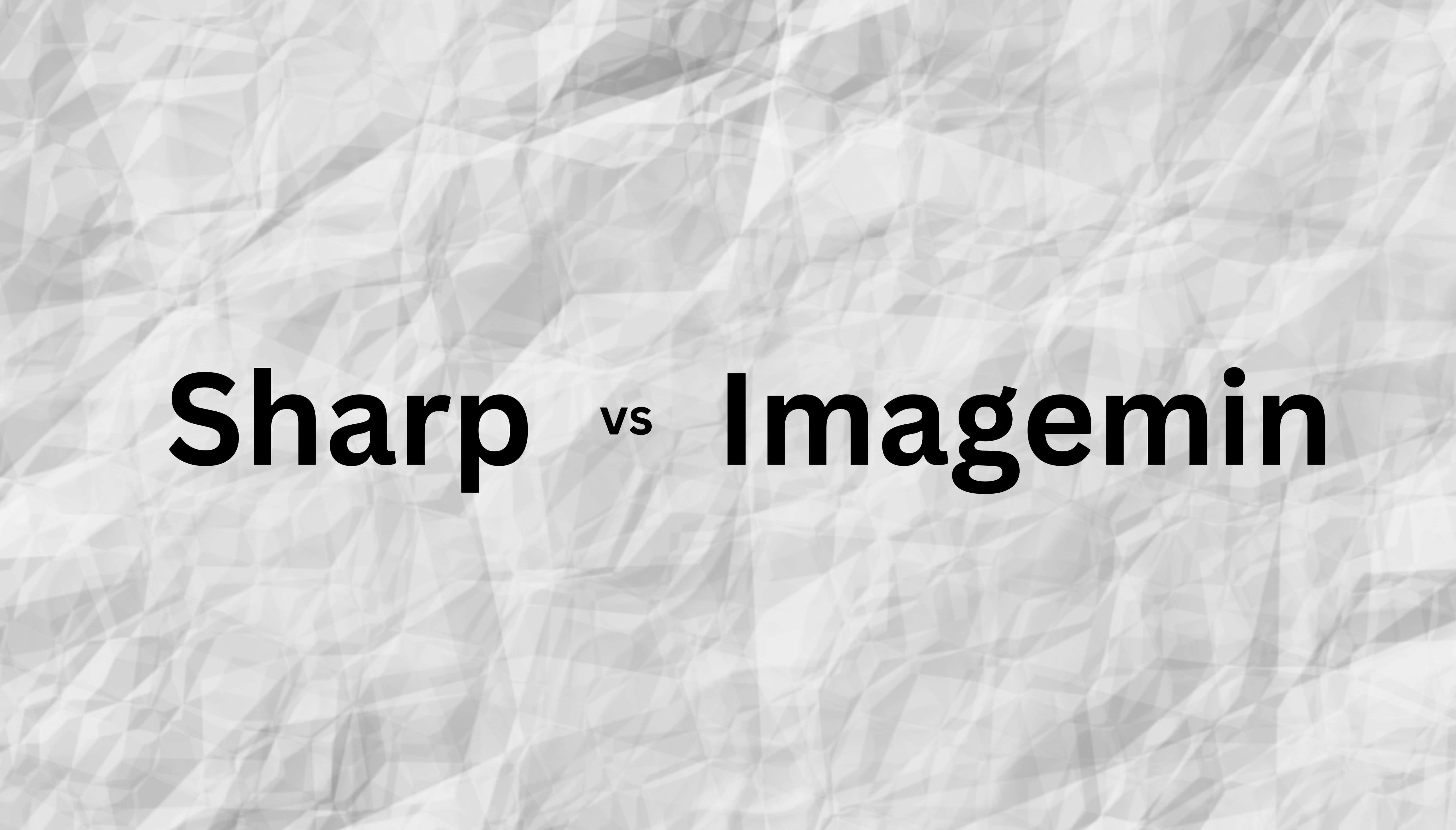 sharp vs imagemin